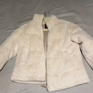 Zara faux fur jacket